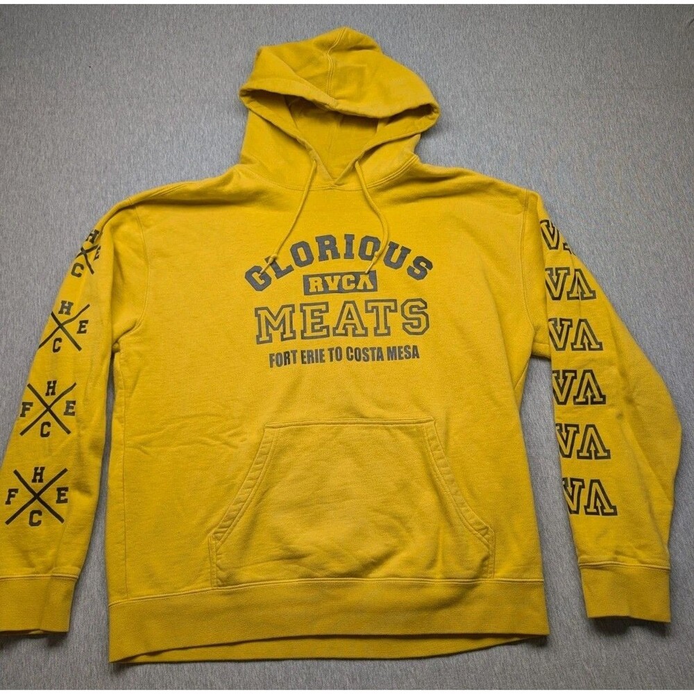 Matty Matheson RVCA Hoodie Sz Lg Pig pen Meats Hardcore Fort Erie Costa Mesa